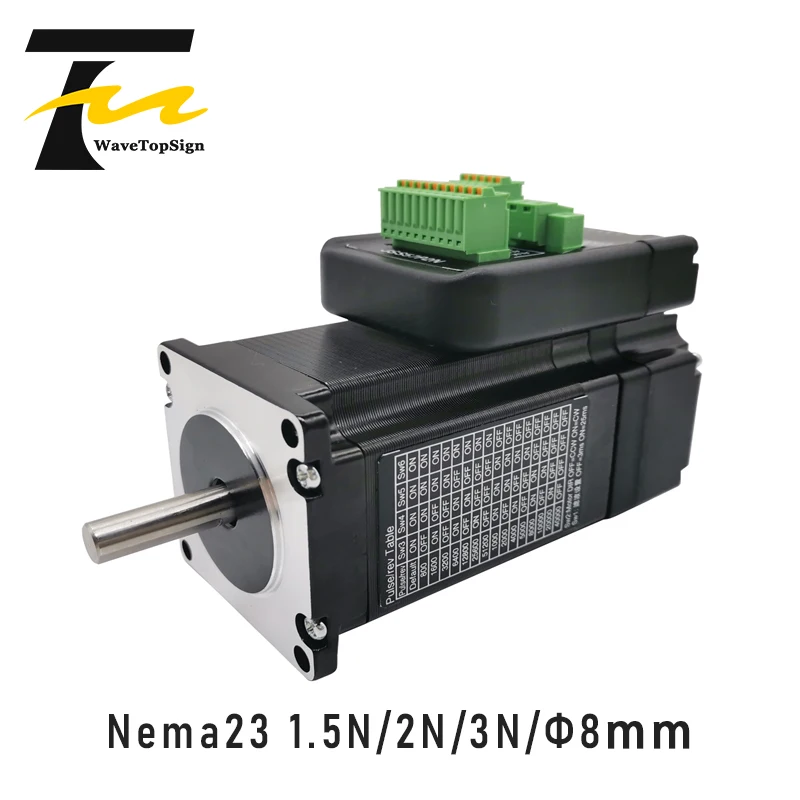 

Nema23 Integrated Digital Hybrid Servo System 1.5Nm 2Nm 3Nm 4.2A 32-bit DSP Prevent out-of-step Close Loop Stepper Motor
