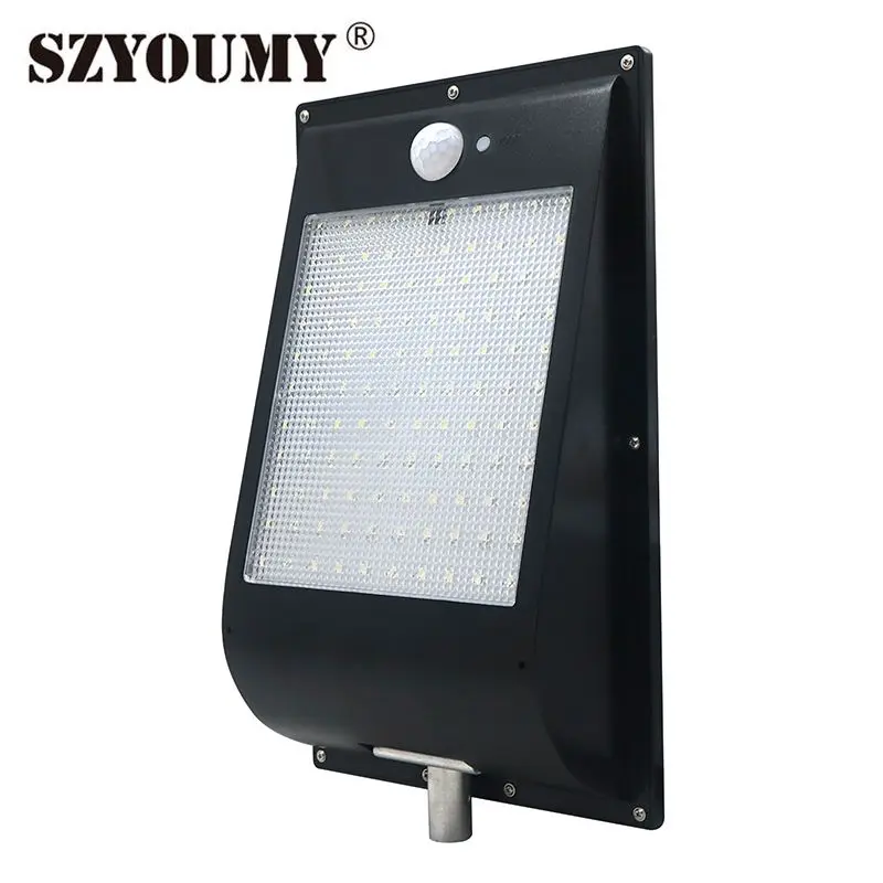 SZYOUMY Free DHL 110LED Solar Street Light 1000lm Waterproof Motion Sensor Power Lighting for Garden Wall Outdoor | Освещение