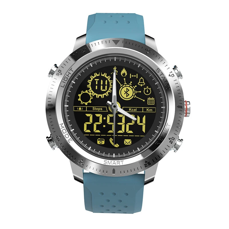 NX02 Digital Smart Watch Waterproof Shockproof Dustproof Sport Exercise Monitoring Information Push Call Reminder Smartwatch Men