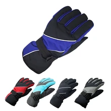 Противоскользящие износостойкие лыжные перчатки Горные лыжи перчатка для езды на снегоходе Полный палец водонепроницаемые ветрозащитные перчатки для верховой езды Новинка