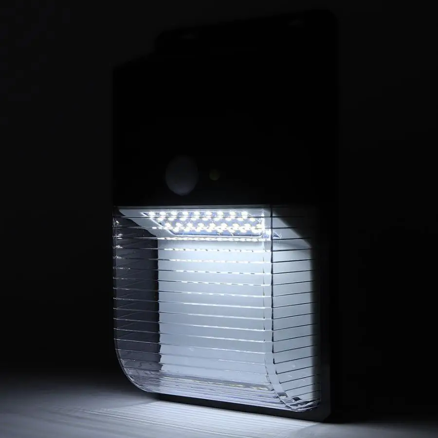 36LED водонепроницаемый IP44 открытый солнечный датчик движения настенный светильник для передней двери ярда гаража настенный светильник