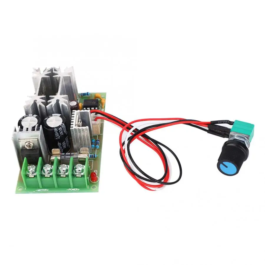 DC10~ 60V PWM контроллер скорости двигателя двигатель высокой мощности модуль регулирования скорости 0~ 20A