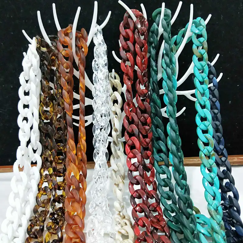 plastic chain bag strap