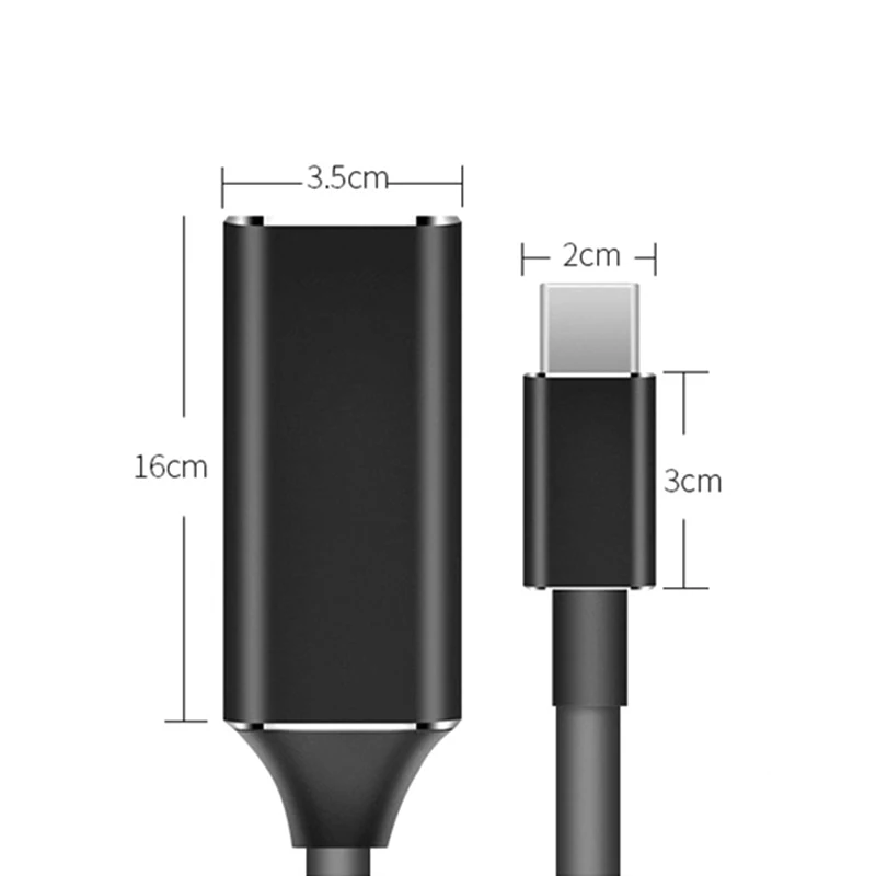 Usb type C к HDMI адаптер USB 3,1 USB-C к HDMI адаптер мужчин и женщин конвертер для MacBook2016/huawei Matebook/Smasung S8