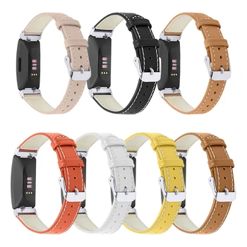 

Genuine Leather Strap ForFitbit Inspire / Inspire HR Band Straps Replacement Watch Bracelet