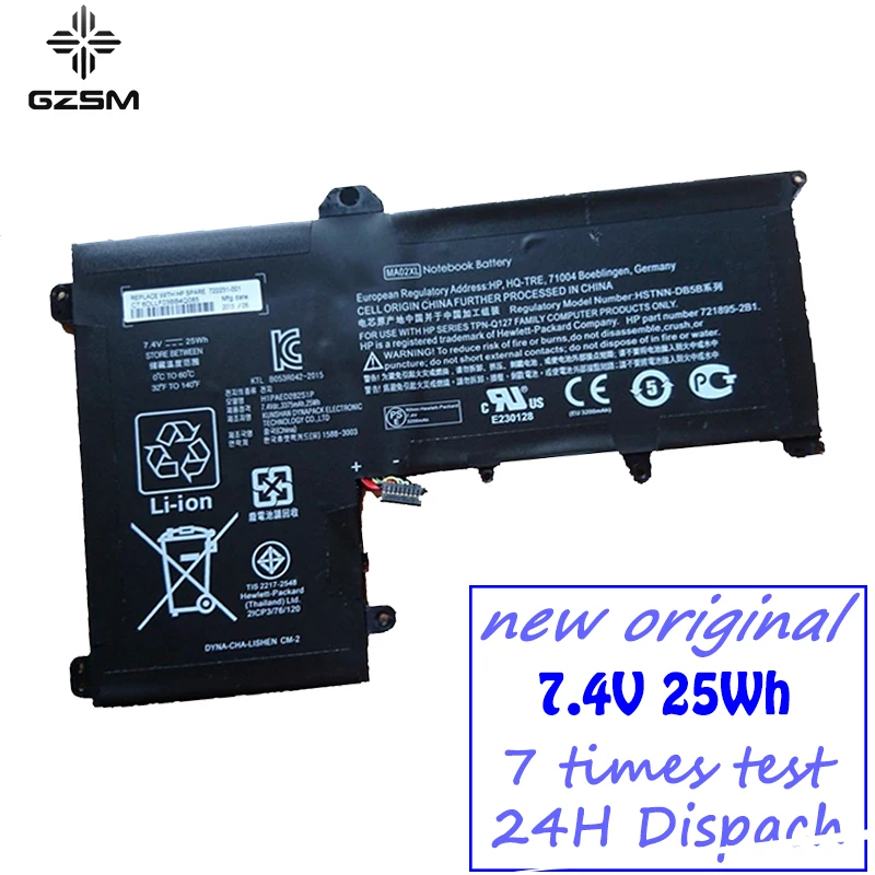 GZSM Аккумулятор для ноутбука MA02XL для hp Slatebook 10-h000sa Аккумулятор для ноутбука MA02XL HSTNN-IB5B HSTNN-DB5B MA02025XL зарядное устройство для ноутбука