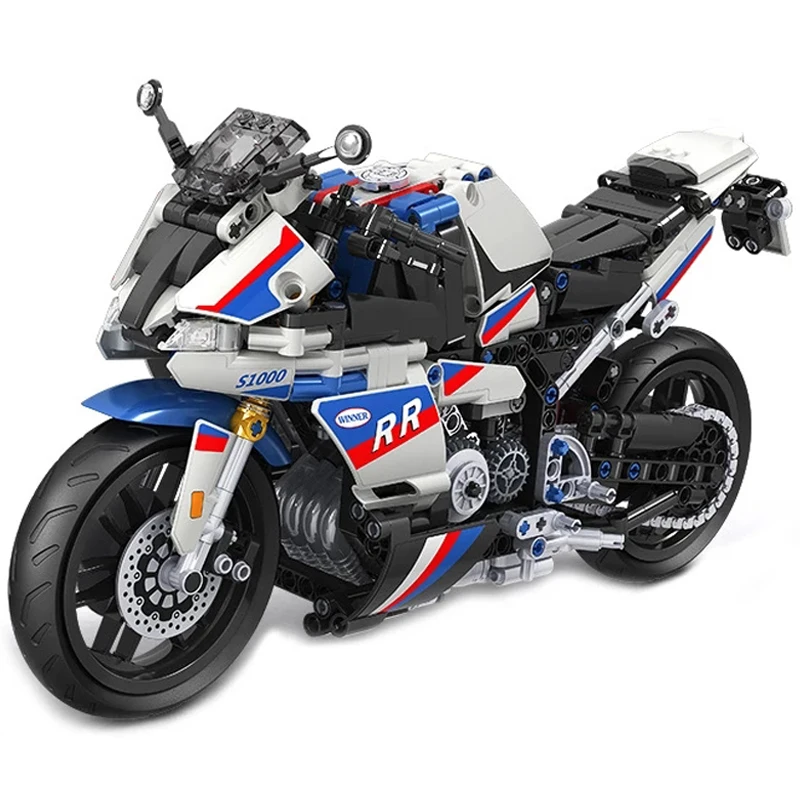Winner S1000RR 819 шт. Супер гоночный мотоцикл 1:6 модель город Stree классические