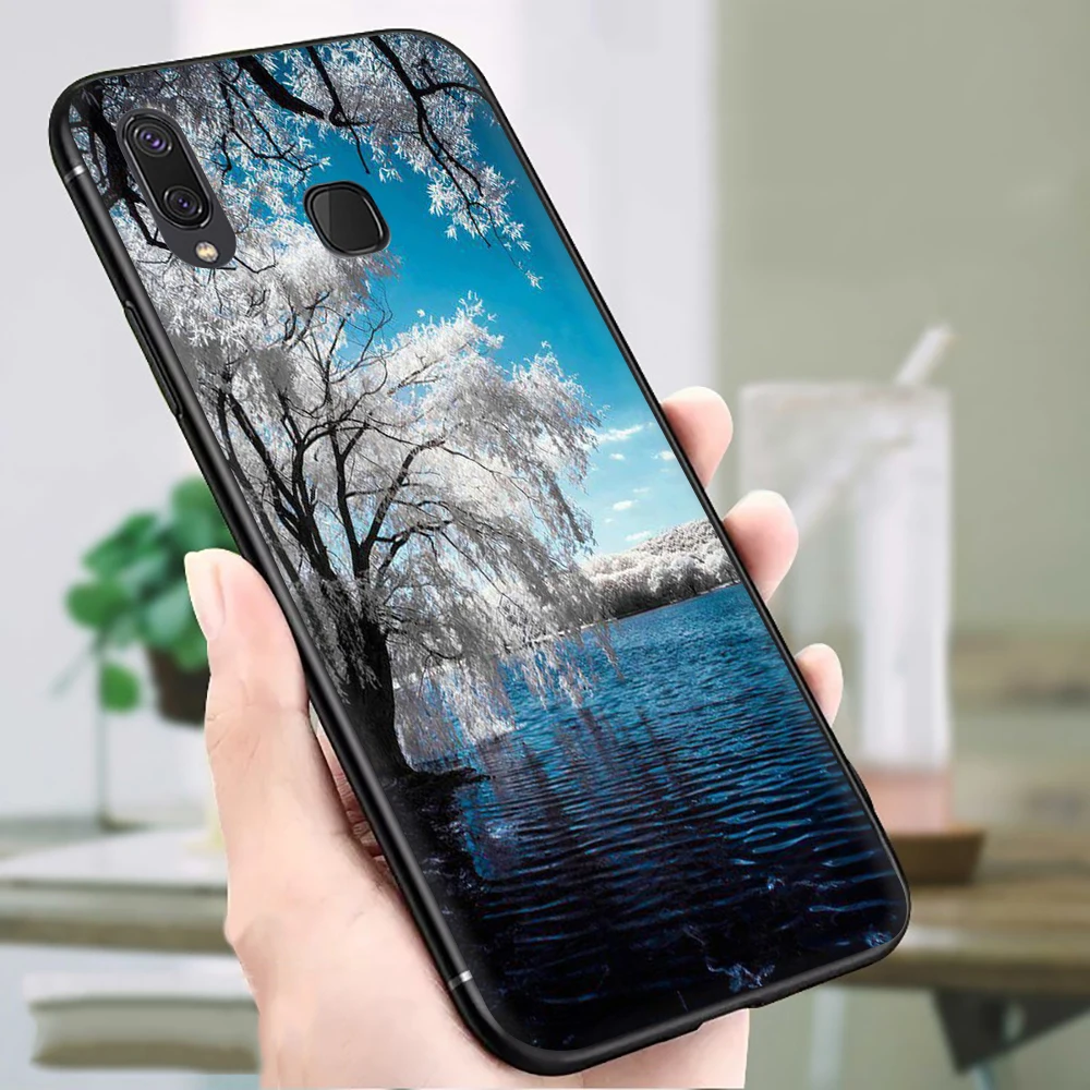 Дерева природы мягкий силиконовый чехол для телефона для samsung A2 Core A10s A20E A20s A30s A40s A50s A60 A70s