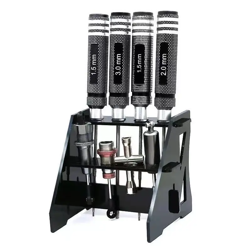 Rc Screwdriver Shelf Tools Kit Stand Holder Fpv Tool Storage Rack 8