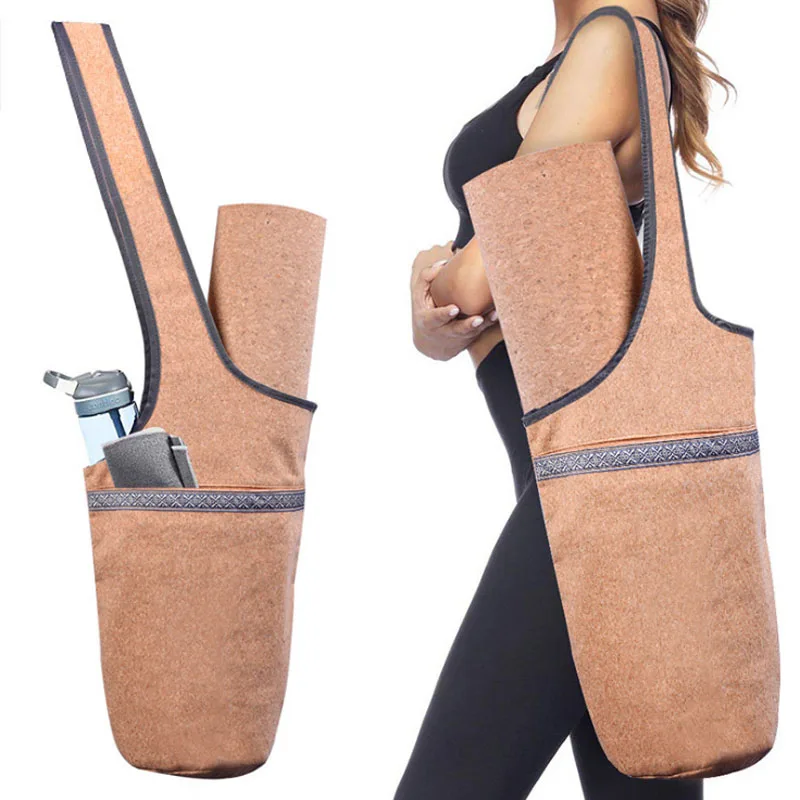 

Cork Yoga Backpack Yoga Mat Backpack Sturdy Encrypted Yoga Mat Backpack