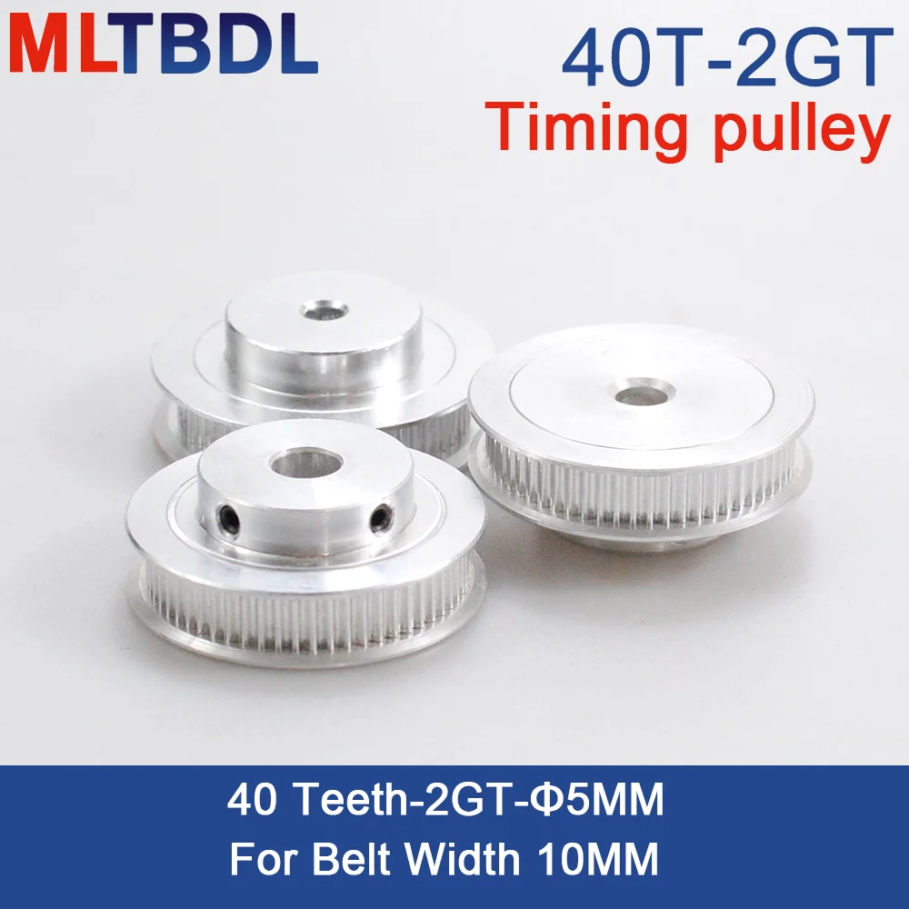 

40 Teeth 2GT 2M Timing Pulley Bore 5/6/6.35/8/10/12/14mm for GT2 Synchronous belt width 6/10mm small backlash 40Teeth 40T