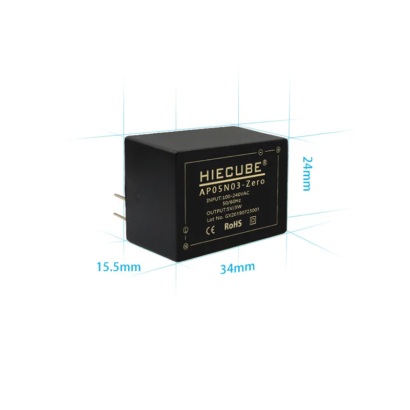 220V до 3,3 V 5V 9V 12V 24V3WAC-DC переключатель Buck изоляционный модуль питания