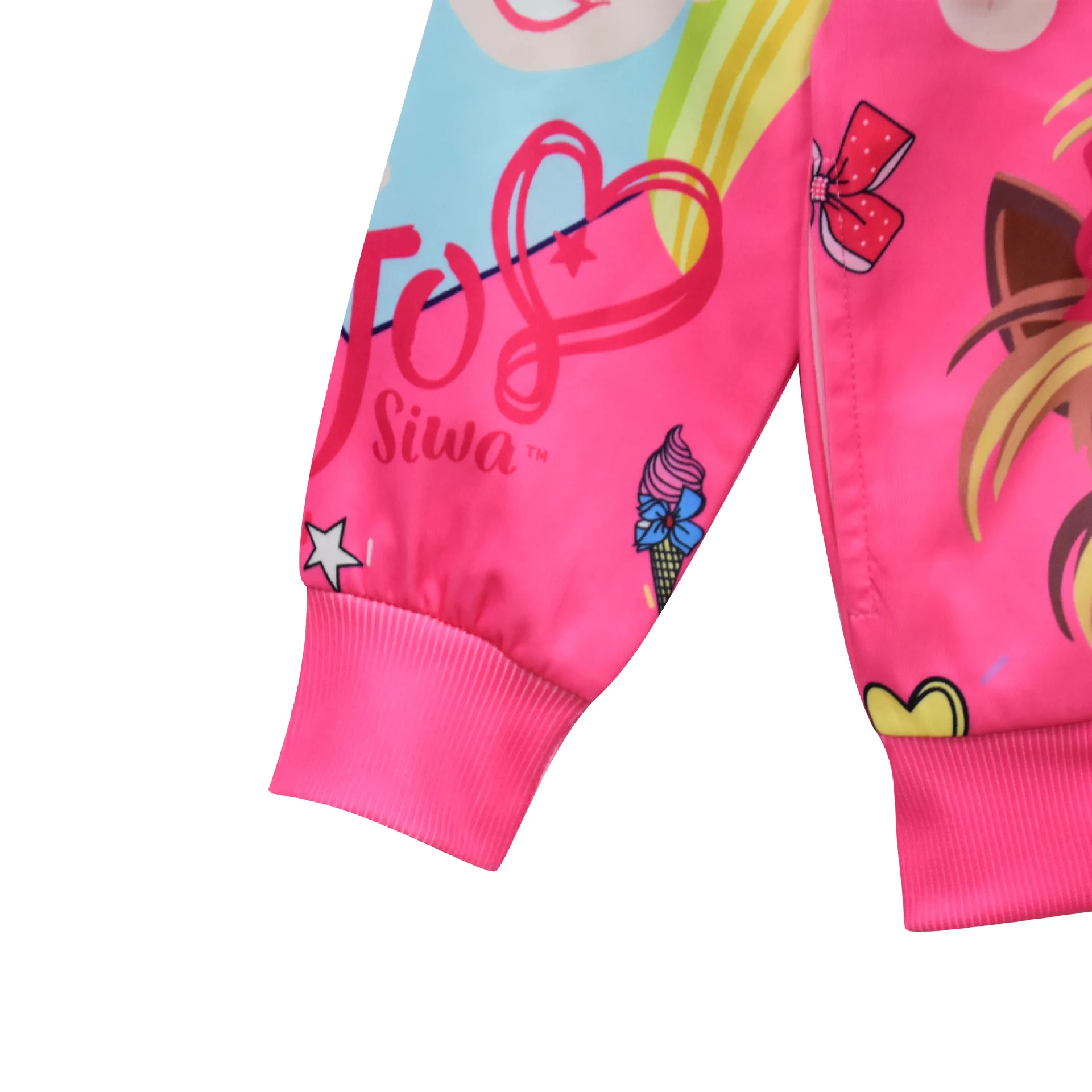 JOJO Siwa/куртка для девочек на молнии; сезон осень-весна; пальто с капюшоном; милая детская ветровка для девочек; верхняя одежда; коллекция года; Лидер продаж; детская одежда для костюмированной вечеринки