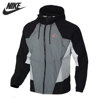 

Original New Arrival NIKE M NSW HE WR JKT WVN SIGNATURE Men's Jacket Hooded Sportswear