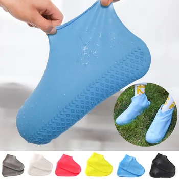 

Boots Waterproof Shoe Cover Silicone Material Unisex Shoes Protectors Washable Rain Boots for Indoor Outdoor Rainy Days Reusable