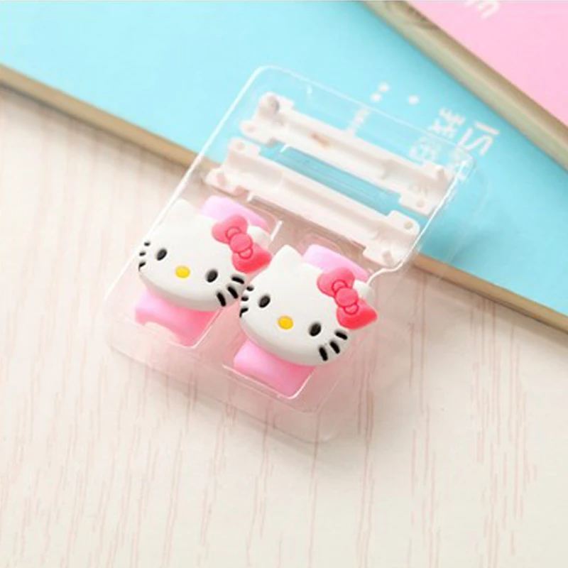 Милый мультфильм USB кабель протектор Winder для iPhone наушники линия передачи данных шнур протектор зарядное устройство провода защитный чехол провода Органайзер - Цвет: 3