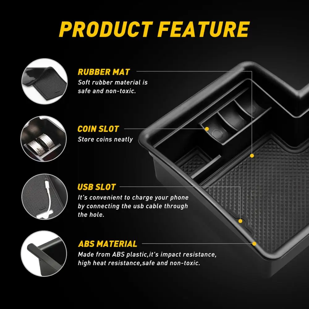 For Nissan Qashqai 2016 2017 2018 Accessories Car Styling Central Armrest Storage Box Auto Container Glove Organizer Case Cover