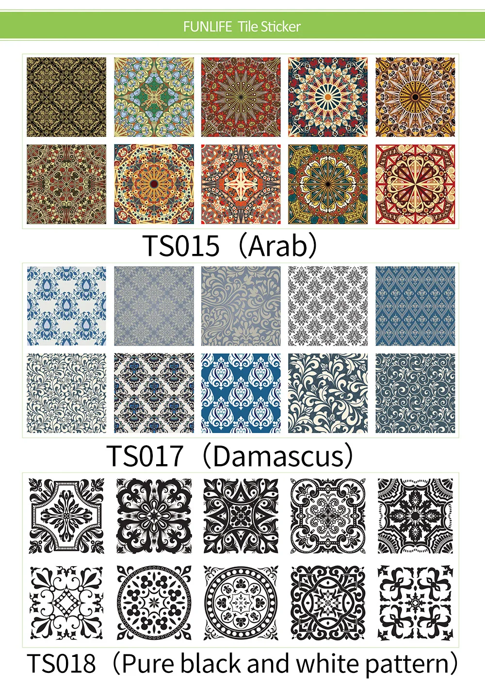 Hot-selling tiles with self-adhesive wall stickers, stickers, oil-proof and waterproof living room, bedroom, kitchen and bathroo