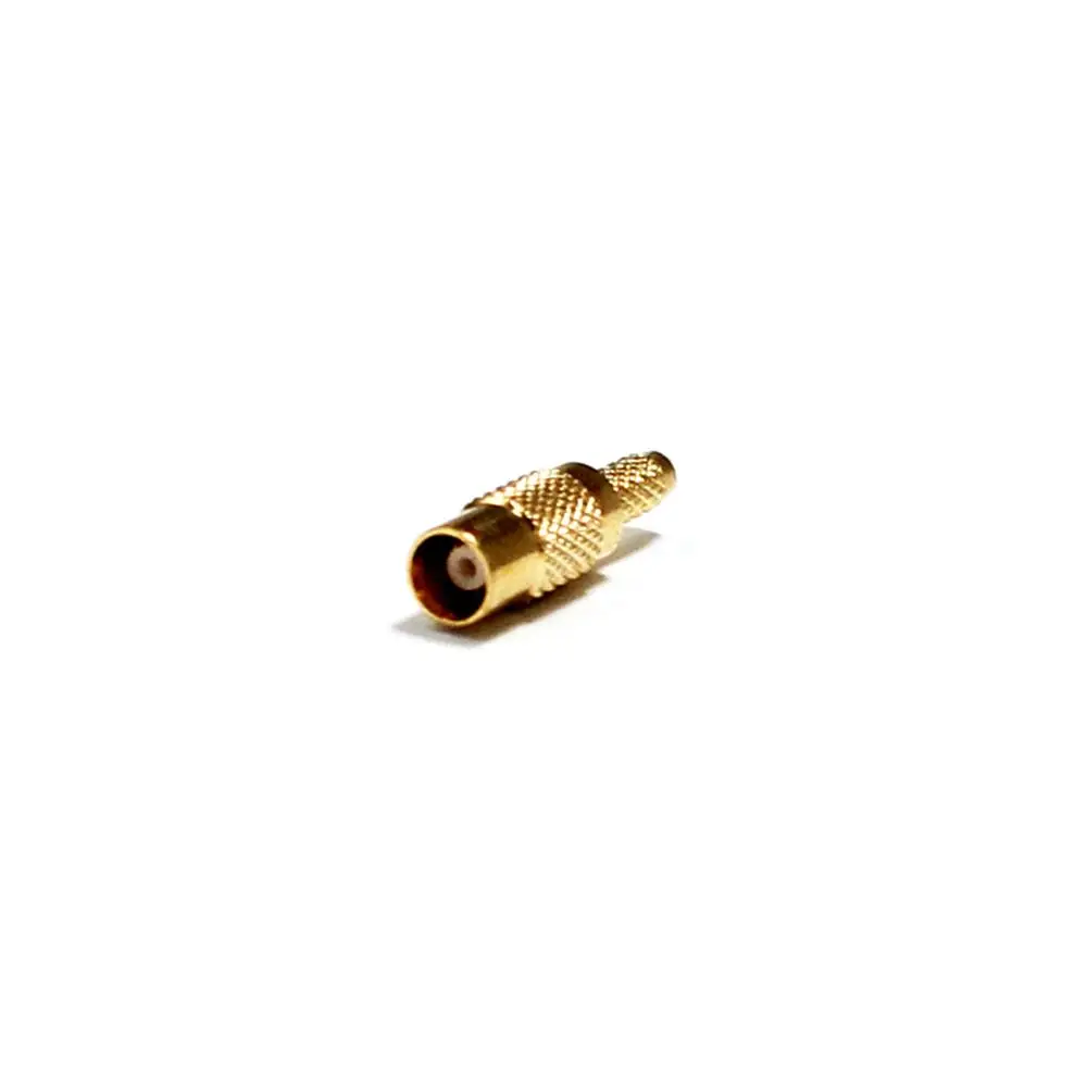 1 шт. Новый RF MCX Гнездовой разъем с обжимом для RG316 RG174 LMR100 прямой позолоченный