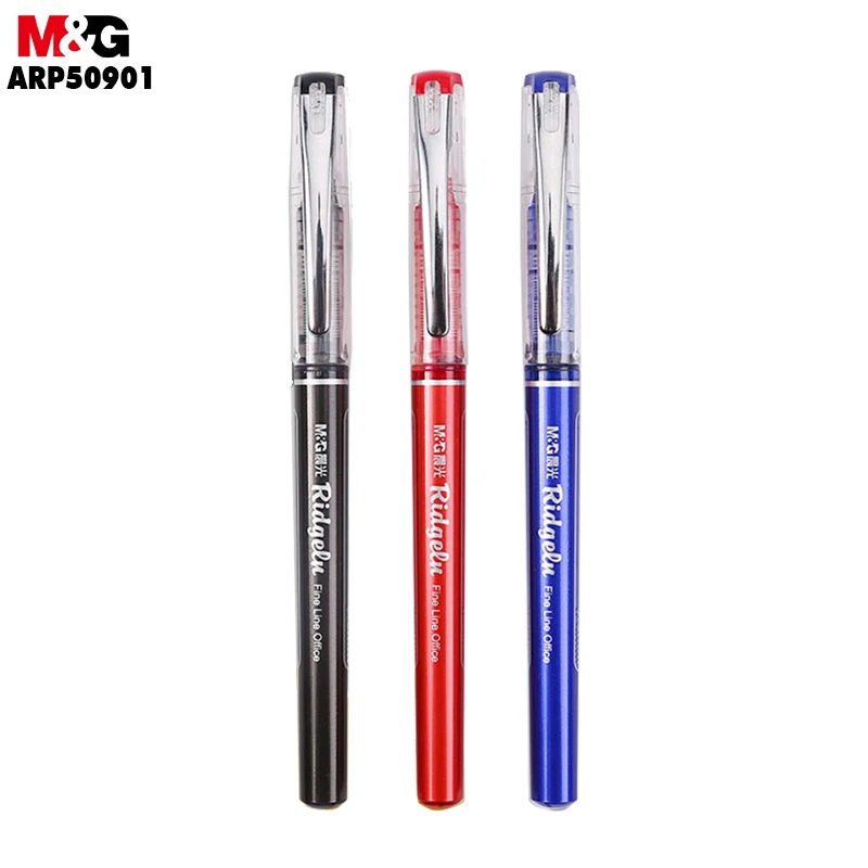 M&G Ridgeln Neutral Pen 0.5mm High Capacity Very Good Writing Neutral Pen. School Office Supplies. High Quality ARP50901