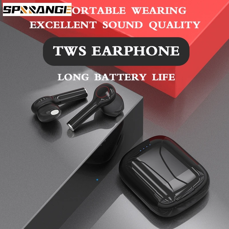 Сенсорный экран Управление наушники вкладыши TWS с Беспроводной гарнитура Хэндс