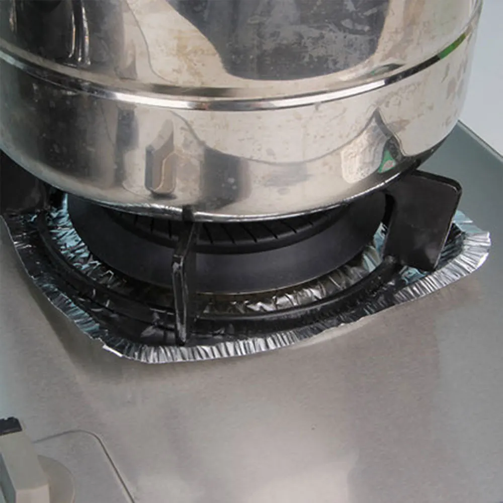 Алюминиевая фольга 10 шт./компл. плита анти крышка от жира прочная сковорода защитное покрытие для газовой плиты экономичное масло для кухни защита от брызг прихватки