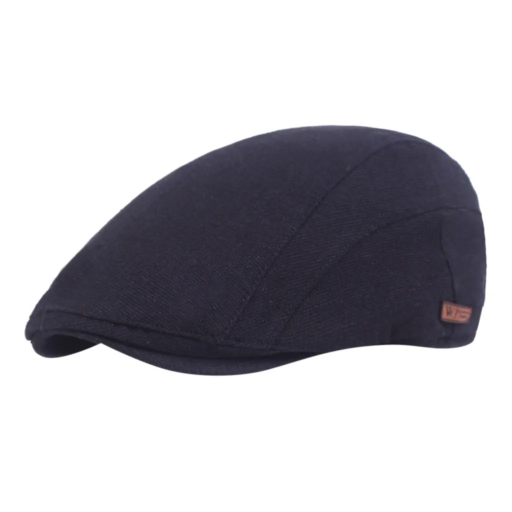 Зимняя кепка s для мужчин, кепка Newsboy pello Strillone, винтажная плоская кепка, кепка Baker Duckbill, для игры в гольф, для вождения, таксистка, унисекс, одноцветная, Ретро стиль,# D