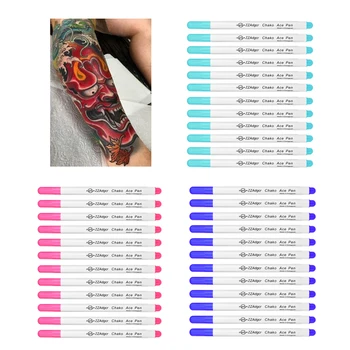 

12Pcs Tattoo / Piercing Skin Marking Pen Marker For Custom DIY Design