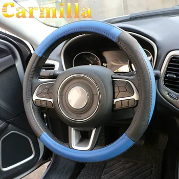 

Accessories For Jeep Compass 2016-2020 Renegade 2015 2016 - 2020 Pu Leather Car Steering Wheel Protection Cover Steering Covers