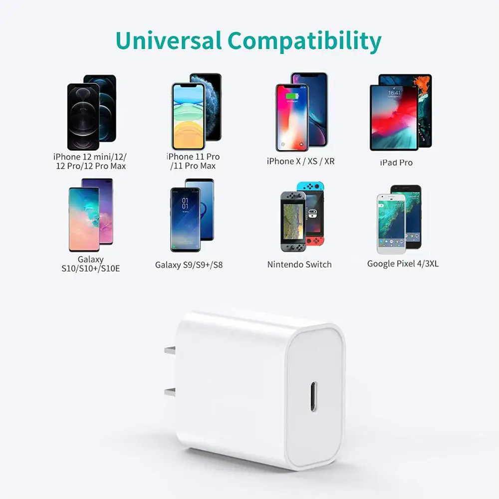 20 Вт 18 Вт Pd Usb C зарядное устройство для Iphone 12 Pro Max 11 Xs Xr для быстрой зарядки зарядным устройством типа C Qc 3,0 на Xiaomi быстрой зарядки мобильный телефон зарядное устройство-5