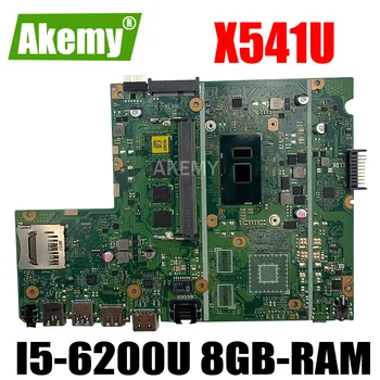 

Laptop motherboard For Asus X541U X541UVK X541UAK X541UA X541UV X541UJ mainboard Test OK w/ I5-6200/6198U CPU 8GB-RAM