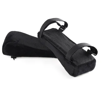 

2pcs Anti Slip Chair Armrest Pad Relief Pressure Solid Forearms Memory Foam Office Wheelchair Elbow Pillows Universal Support