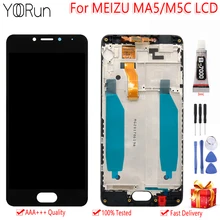 5," для Meizu m5c M710H M710Q ЖК-дисплей с сенсорным экраном дигитайзер в сборе с рамкой бесплатные инструменты для MEILAN 5C A5 дисплей