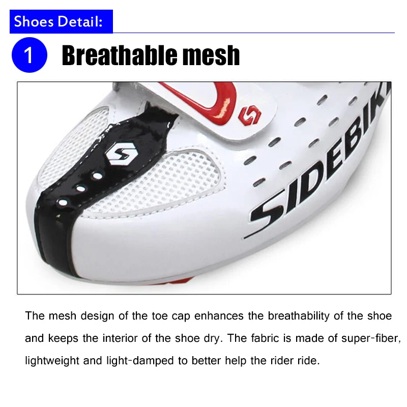 SIDEBIKE, обувь для шоссейного велосипеда, мужские велосипедные педали, бутсы, дышащие, самозакрывающиеся, дышащие, для езды на велосипеде, спортивные кроссовки