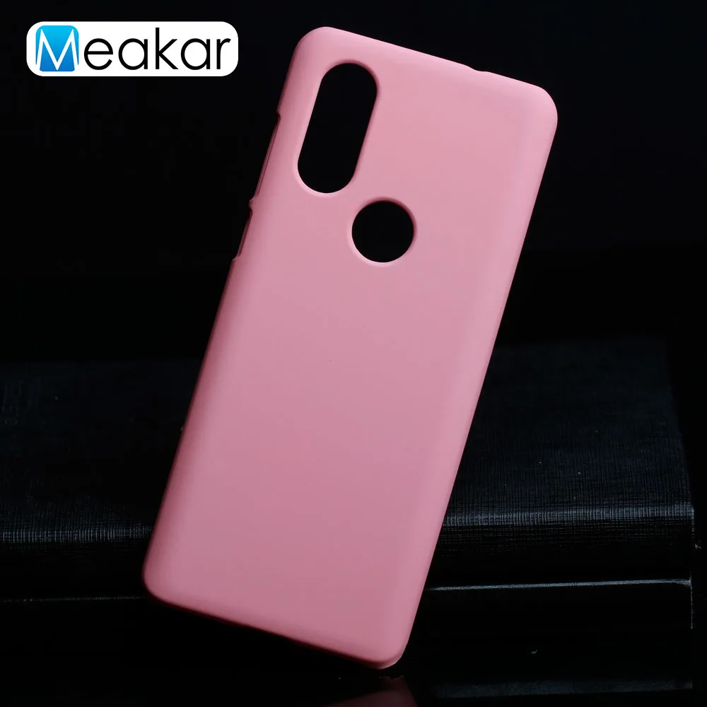 Матовая Пластик Coque 5.86For мото один чехол для Motorola Moto один P30 P40 видение Мощность играть Примечание телефона чехол-лента на заднюю панель - Цвет: Pink