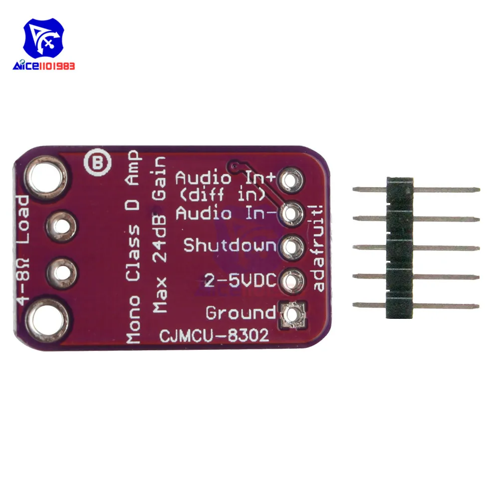 CJMCU8302 PAM8302A 2 5 Вт одноканальный моно Класс D Amp аудио стерео усилитель модуль