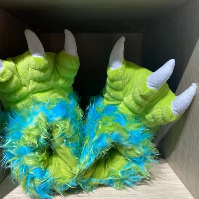 Indoor Slippers Rainbow Monster Feet Slippers Rainbow Monster