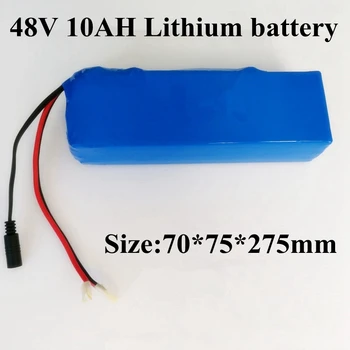 

48v 10Ah High Powe Lithium Ion Battery Pack Built-in BMS for Ebike Wheelchair Vehicle Motor Scooter +2A Charger
