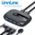 Unnlink USB 3.0 KVM Switch 2 или 4 ШТ Доля 4 ШТ USB Устройства Концентратор Клавиатура Мышь U Диск Принтер для Компьютера ПК Ноутбук