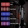 Bike Taillight USB Led Bicycle Light Blue Red Dual Color Temperture Waterproof Cycling Bike Light with Memory Function ► Photo 2/6