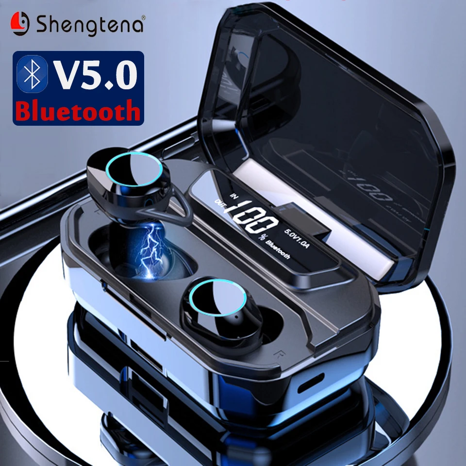 

WaterProof G02 TWS 5.0 Earbuds Wireless Earphones for iPhone Headphones for Samsung Wireless Bluetooth Earphone Sport Headset