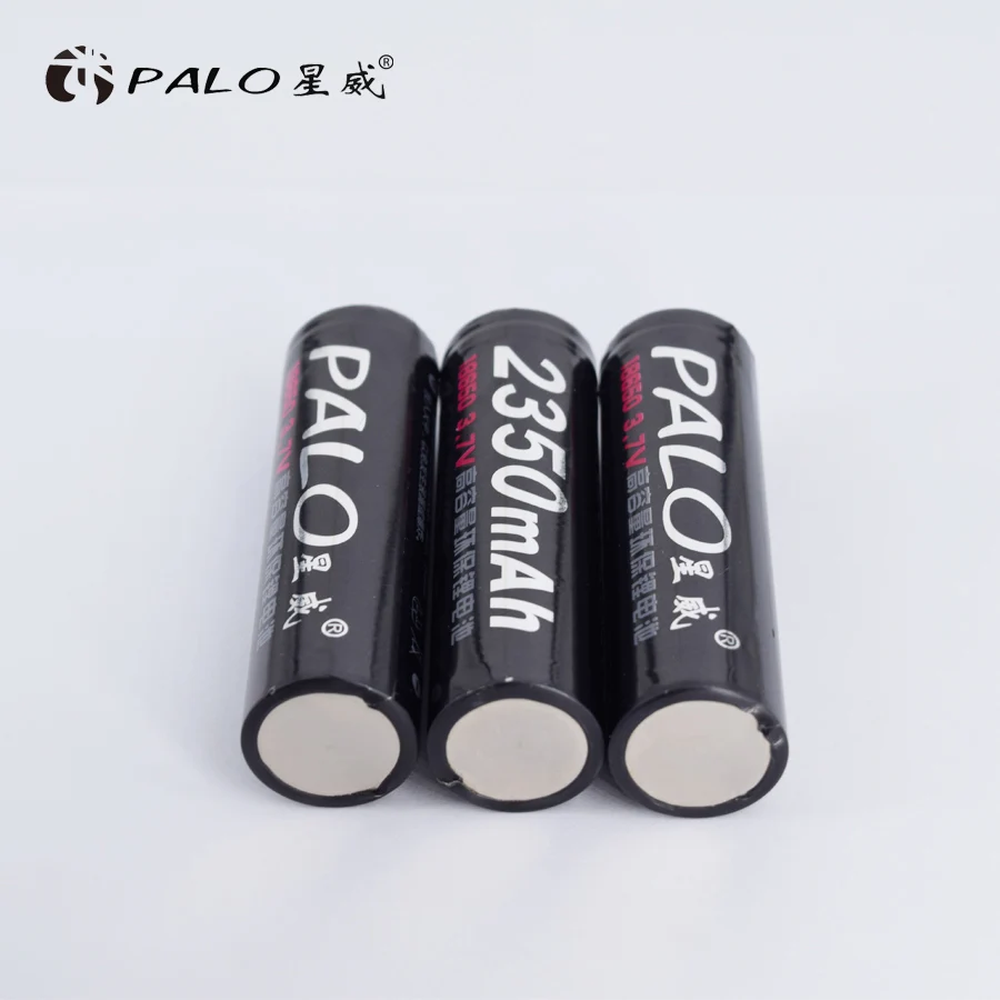 PALO NCR18650B 3,7 v 23500 mah 18650 литиевая аккумуляторная батарея для Panasonic фонарик батареи - Цвет: 3PCS Battery