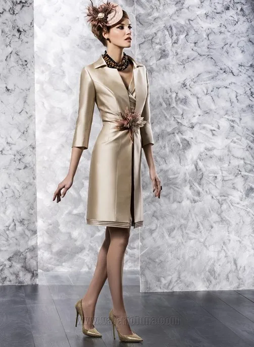 Vestido de noiva, хит, великолепные элегантные кружевные платья крестной матери с открытой спиной,, платья для матери невесты с жакетом - Цвет: same as picture