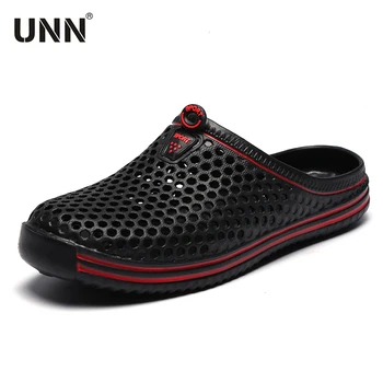 

UNN 2020 Eva Clog Slipper Men's Summer Beach Sandals Breathable Soft Womens Sandalies Hole Barthroom Garden Shoes
