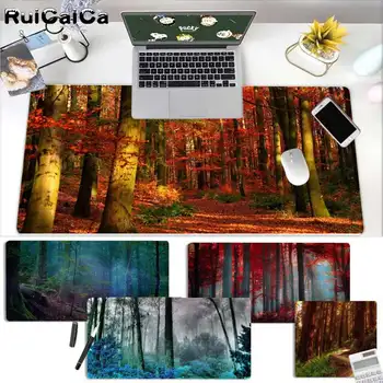 

RuiCaiCa Non Slip PC Nature Blue Forest Office Mice Gamer Soft Mouse Pad Free Shipping Large Mouse Pad Keyboards Mat