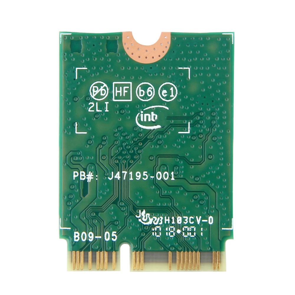 Двухдиапазонная беспроводная карта 1 73 Гбит/с для Intel AC 9560 9560NGW NGFF Key E Wifi 9560AC 8020.11ac