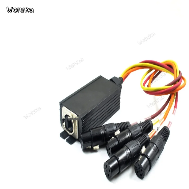 4-канальный DMX512 над адаптер для сетевого кабеля цифровой сетевая линия/аналоговый распределения CD50 W05