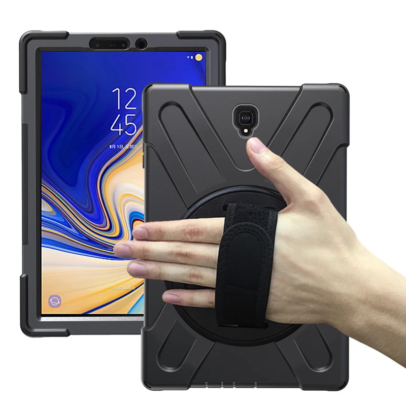 ПК силиконовый плечевой ремень противоударный чехол для Samsung Galaxy Tab S4 10,5 дюймов SM-T830 T835 T837 чехол для планшета Funda+ пленка+ стилус