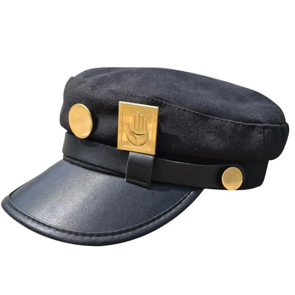 2020 Anime JoJo's Bizarre Adventure Cosplay Cap Jotaro Kujo Joseph Hat Kira  Yoshikage Army Military Hats Badge Costume Caps|Boys Costume Accessories| -  AliExpress