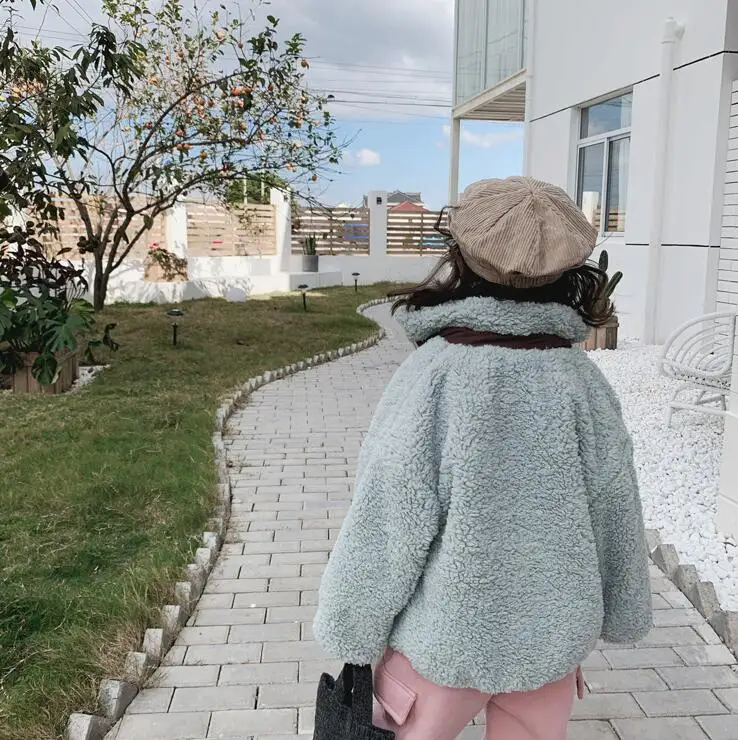 Новое флисовое пальто для мальчиков и девочек зимняя модная детская куртка с длинными рукавами От 2 до 7 лет, PP482
